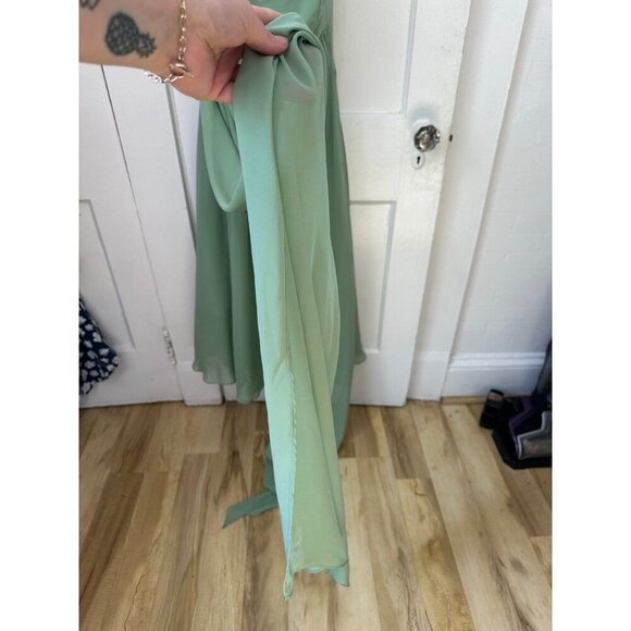 TS Couture Sage Green Strapless Gown – New with Tags - Picture 8 of 12